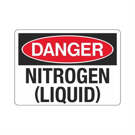 Danger Nitrogen (Liquid) Sign